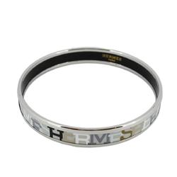 Hermes Bangle, Emaille PM, Metal, Silver, Multicolor, Women's