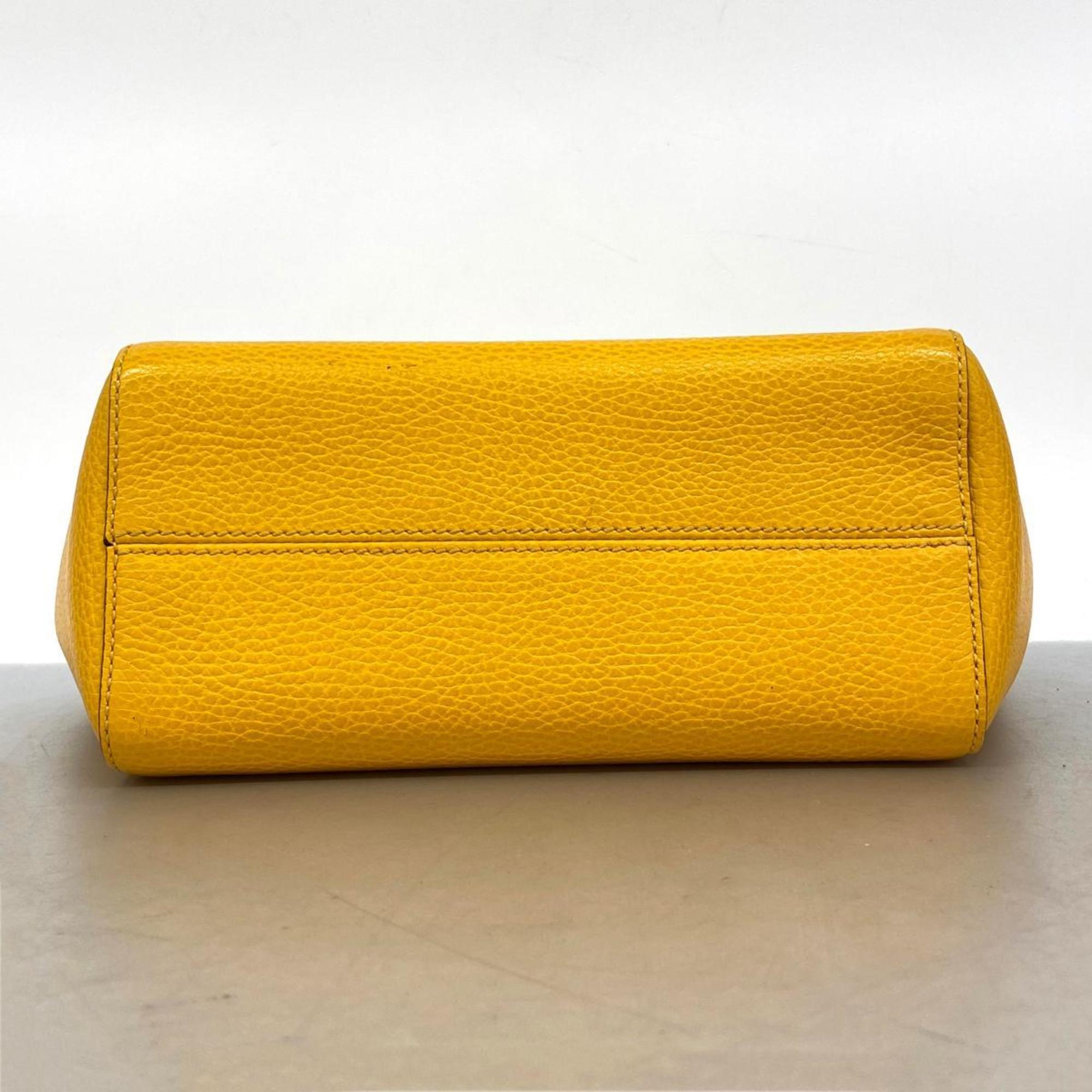 Gucci handbag 368827 leather orange champagne ladies
