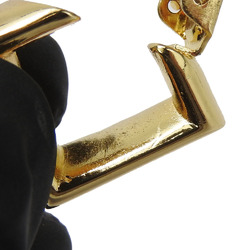 Christian Dior Earrings Metal Gold Plated GP Women's