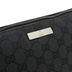 GUCCI Gucci GG Canvas Pouch Subbag Handbag Black 07198