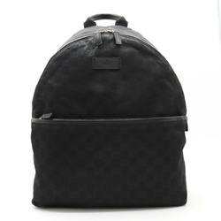 GUCCI GG nylon backpack, leather, black, 190278