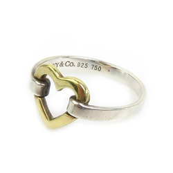Tiffany & Co. Ring, Silver 925, K18, x Gold, Women's, 55671f