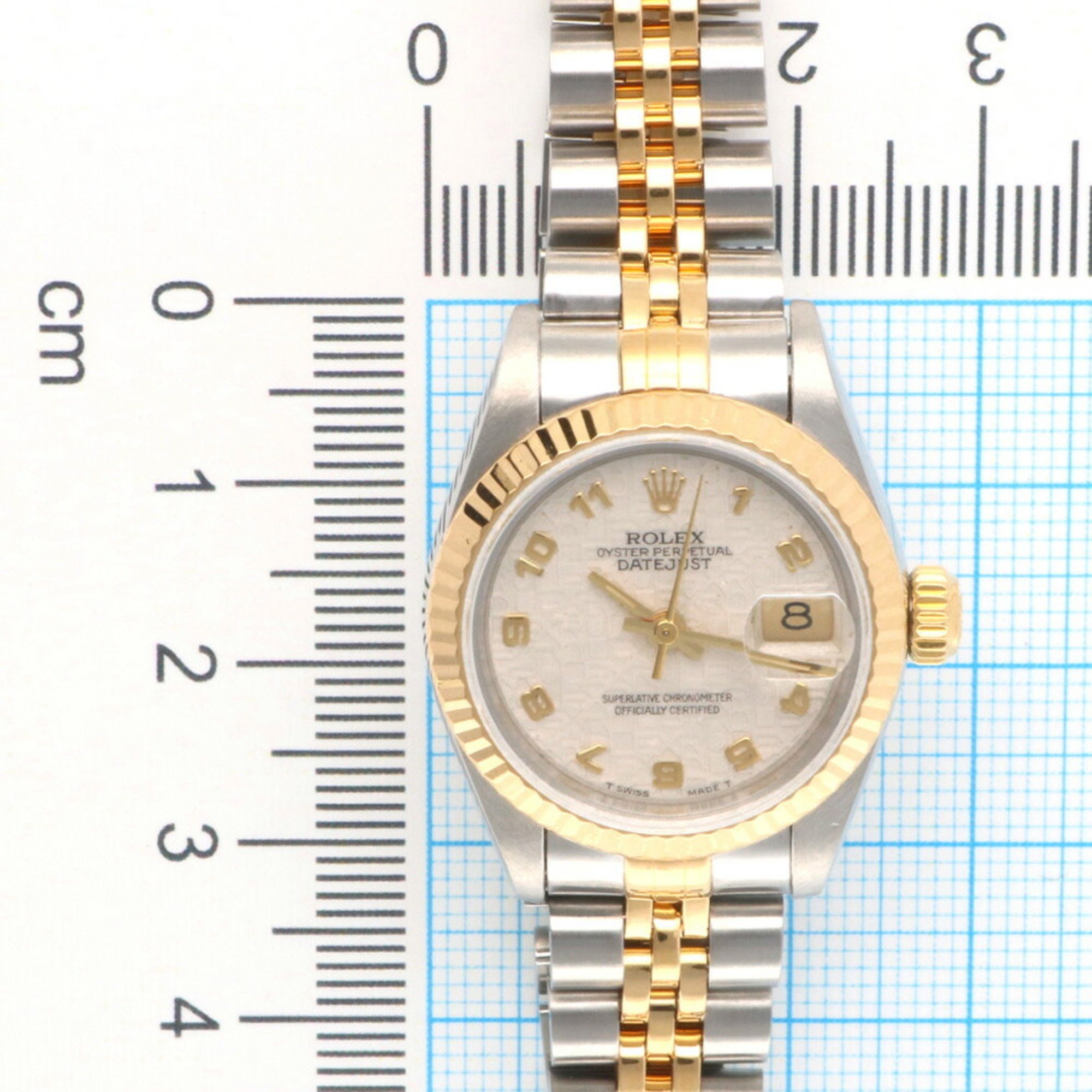 Rolex Datejust Oyster Perpetual Watch Stainless Steel 69173 Automatic Ladies ROLEX X-Serial 1991 Model Overhauled Horicon
