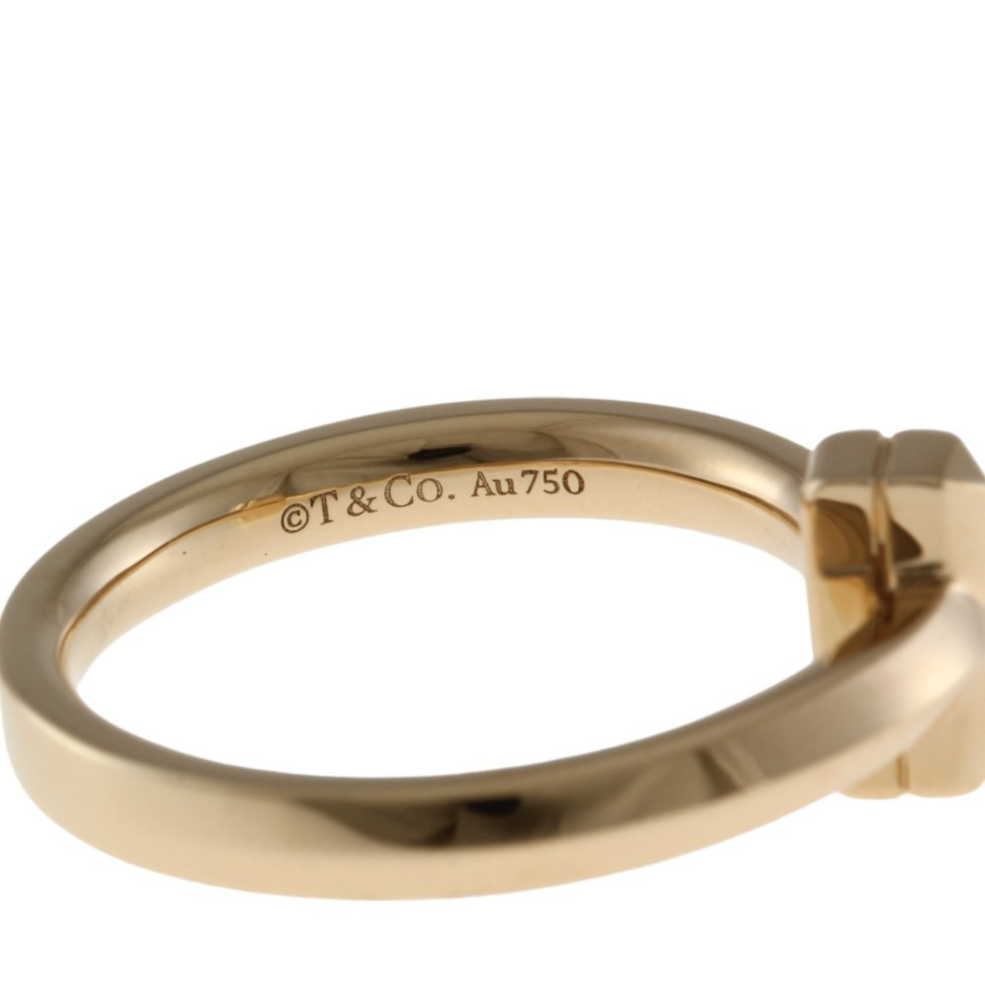Tiffany T-One Narrow Ring, Size 8.5, 18k Gold, Women's, TIFFANY&Co.