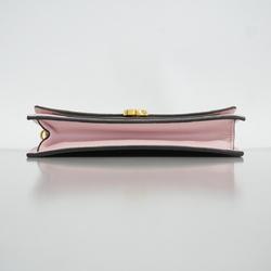 Louis Vuitton Shoulder Wallet Monogram Portefeuille Flore M67405 Brown Rose Ballerine Women's