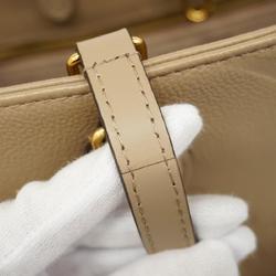 Louis Vuitton Handbag Monogram Empreinte On the Go MM M45607 Beige Women's