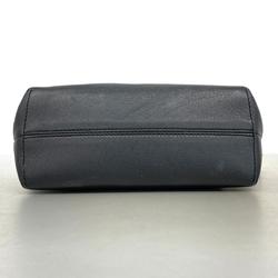 Fendi Handbag By The Way Leather Black Women's