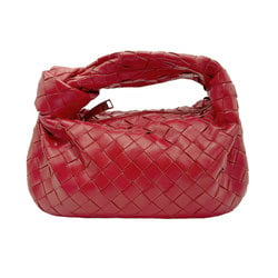 BOTTEGA VENETA Handbag Intrecciato Leather Red Women's z0913