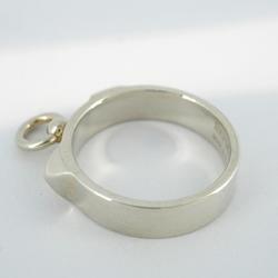 Hermes Ring Collier de Chien 925 Silver Women's