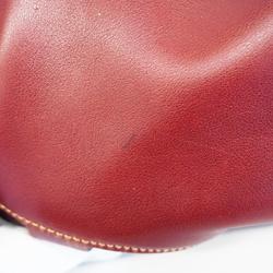 Salvatore Ferragamo Shoulder Bag Gancini Leather Bordeaux Women's