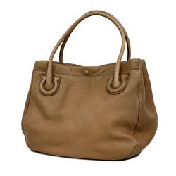 Salvatore Ferragamo Tote Bag Leather Brown Women's