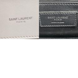 Saint Laurent shoulder bag, leather, ivory, women's, z1027