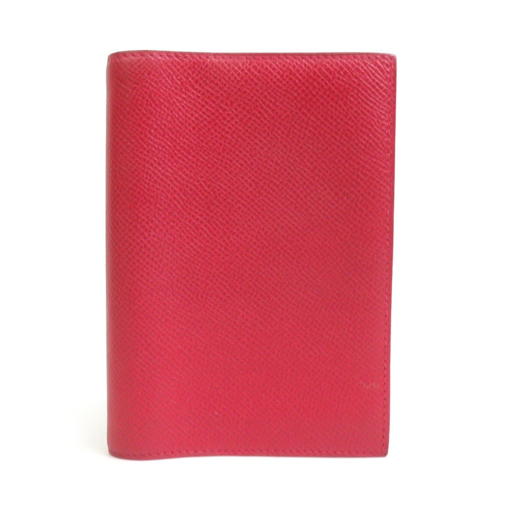 Hermes HERMES Notebook Cover Leather Dark Red Women's e58628f
