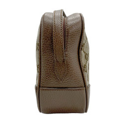 GUCCI Shoulder Bag GG Canvas Leather Brown Women's 449413 z0970