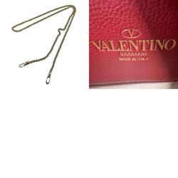 Valentino Garavani Shoulder Bag Rockstud Leather Gold Women's z0847