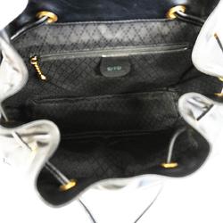 Gucci Backpack Bamboo 003 2058 0016 Leather Black Women's