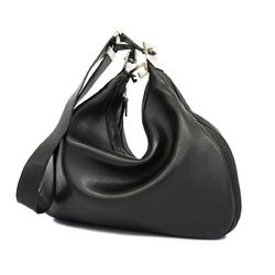 Gucci Shoulder Bag 001 3341 Leather Black Women's