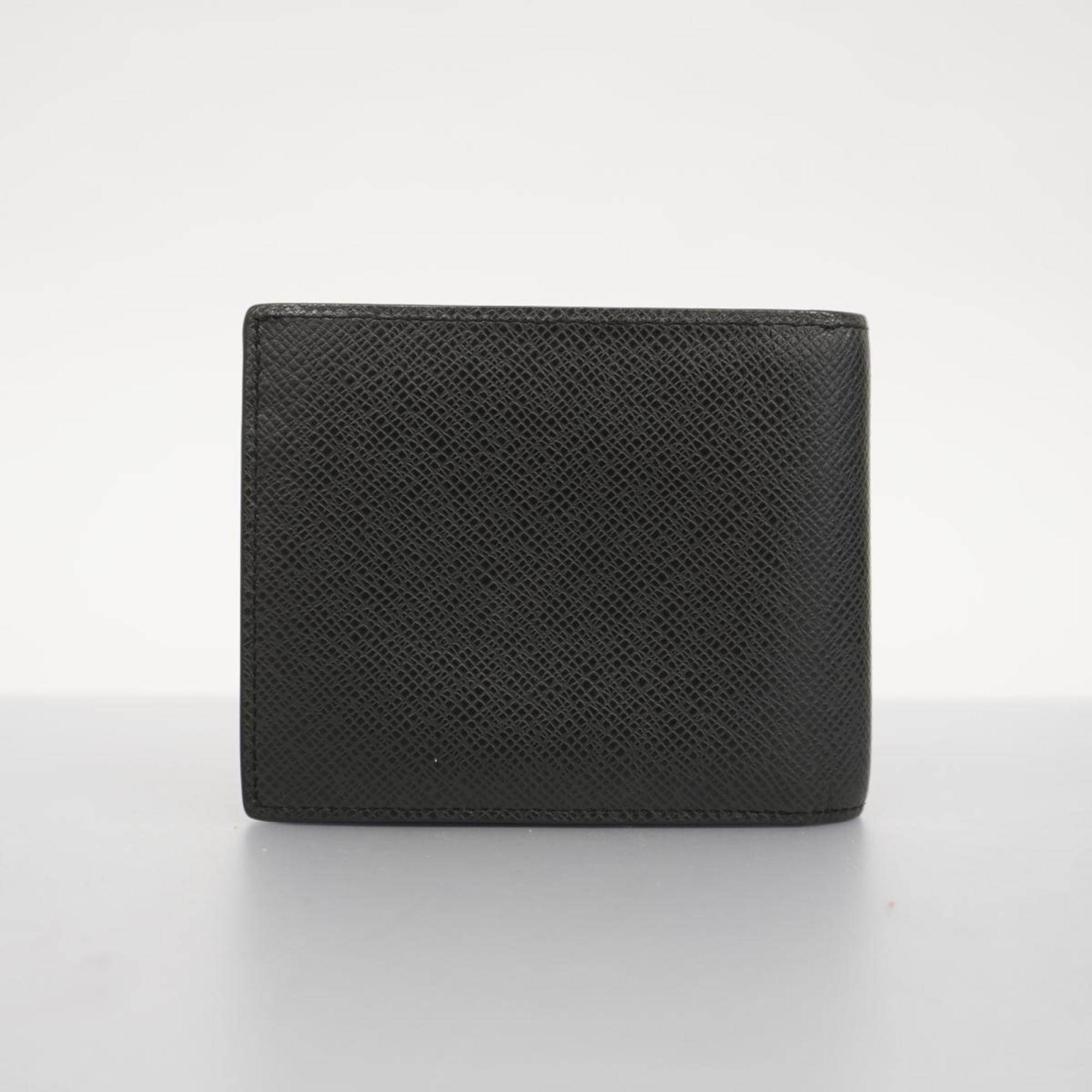 Louis Vuitton Wallet Taiga Portefeuille Amerigo NM M62045 Noir Men's