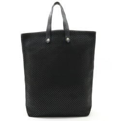 HERMES Amedaba Diago GM Tote Bag Handbag Leather Polyester Black