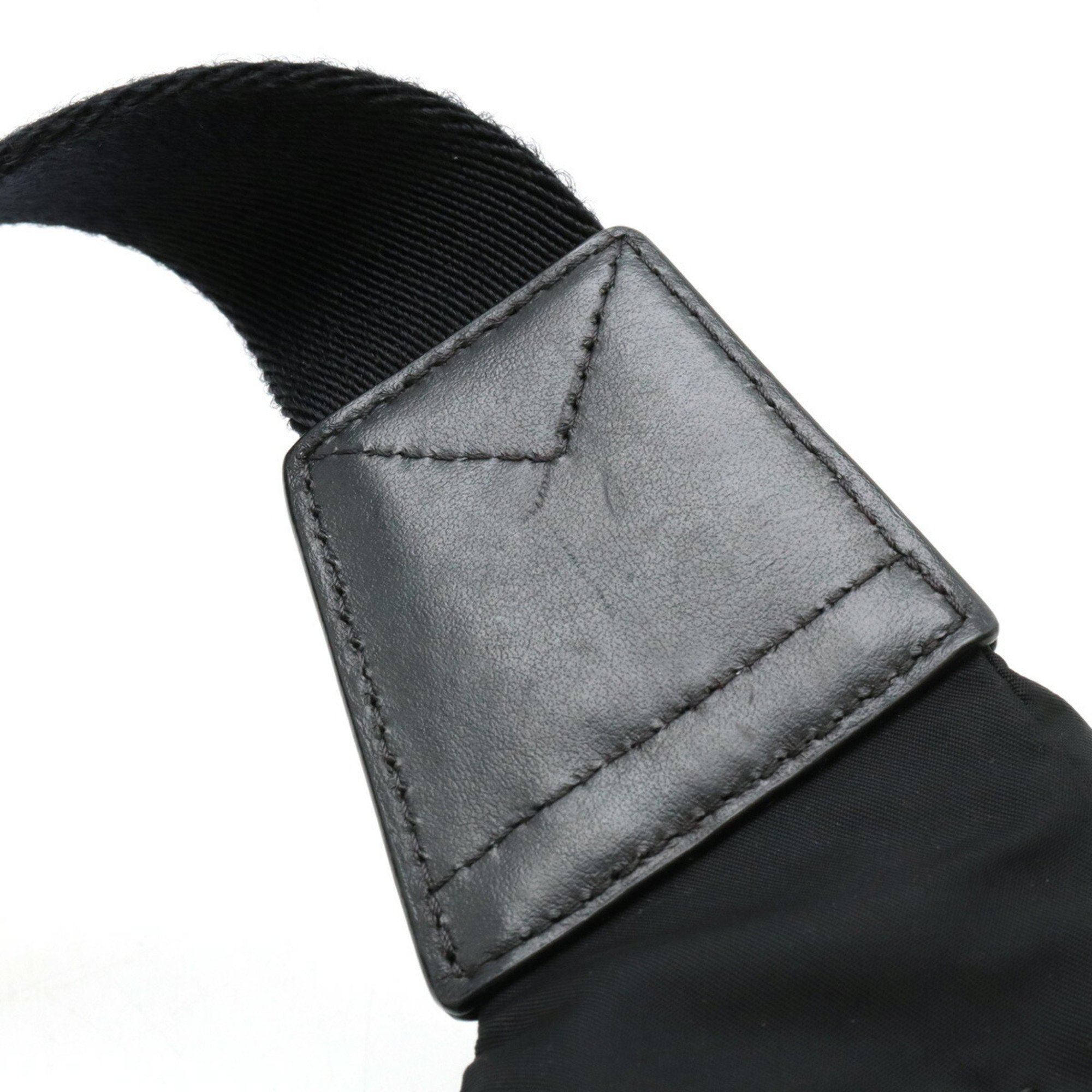 BURBERRY SONNY Body bag, bum waist pouch, nylon, leather, black, 8025668