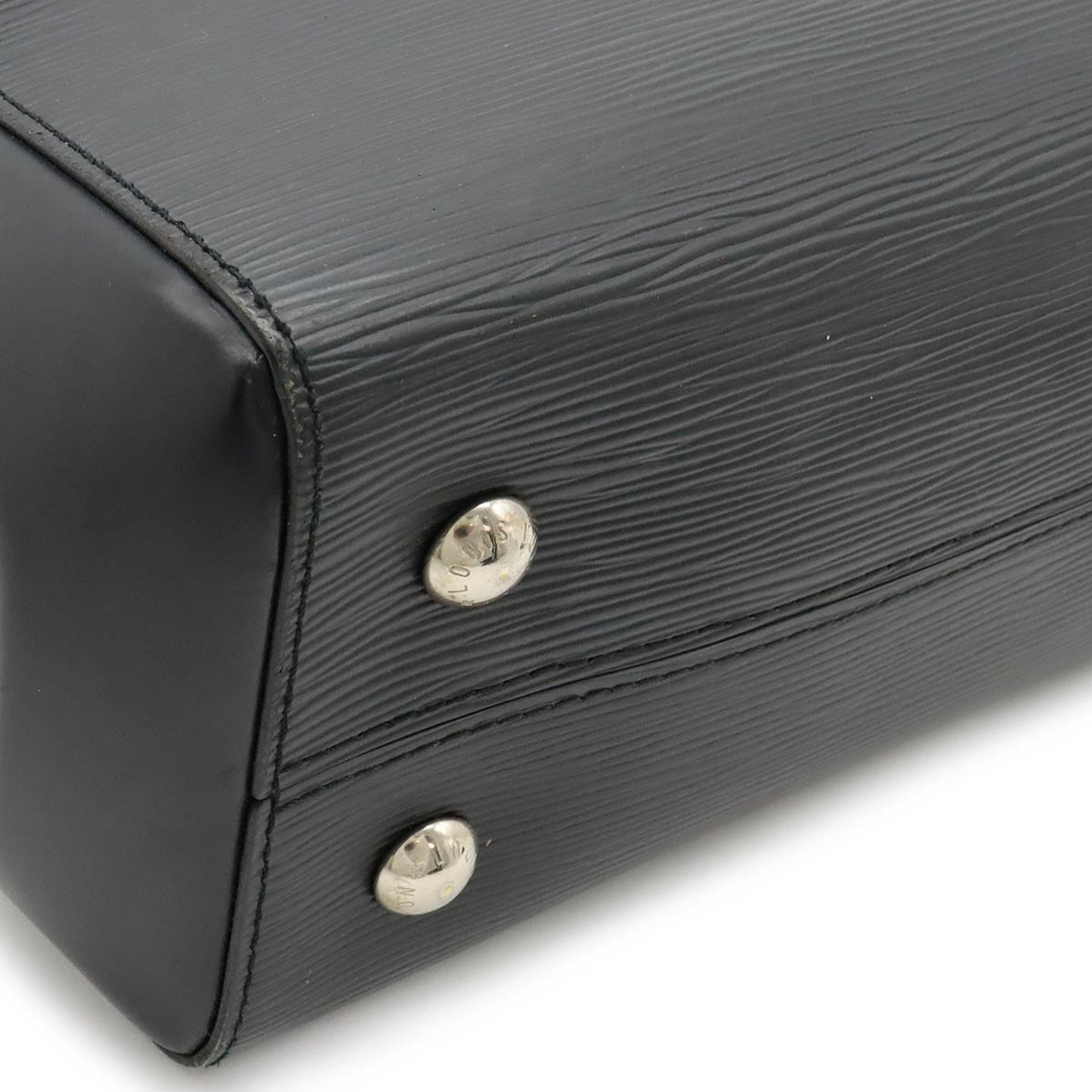 LOUIS VUITTON Epi Cluny MM Handbag Shoulder Bag Leather Noir Black M41302
