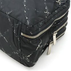 CHANEL Chanel Old Travel Line Boston Bag Handbag Tote Nylon Vinyl Black Red