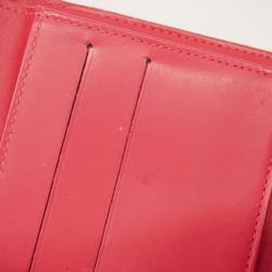 Louis Vuitton Tri-fold Wallet Vernis Portemonnay Biecart Credit M91248 Fuchsia Pink Women's