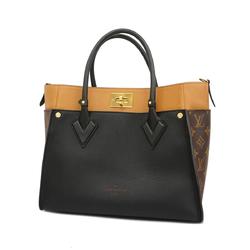 Louis Vuitton Handbag On My Side MM M53823 Noir Ladies
