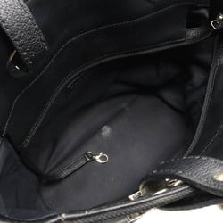 CHANEL Paris Biarritz Tote PM bag Shoulder Coated canvas Leather Black A34208