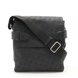dunhill D-EIGHT D8 Shoulder Bag PVC Leather Black OW6025A