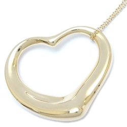 TIFFANY&Co. Tiffany Heart Necklace Large Elsa Peretti K18YG Yellow Gold 291809