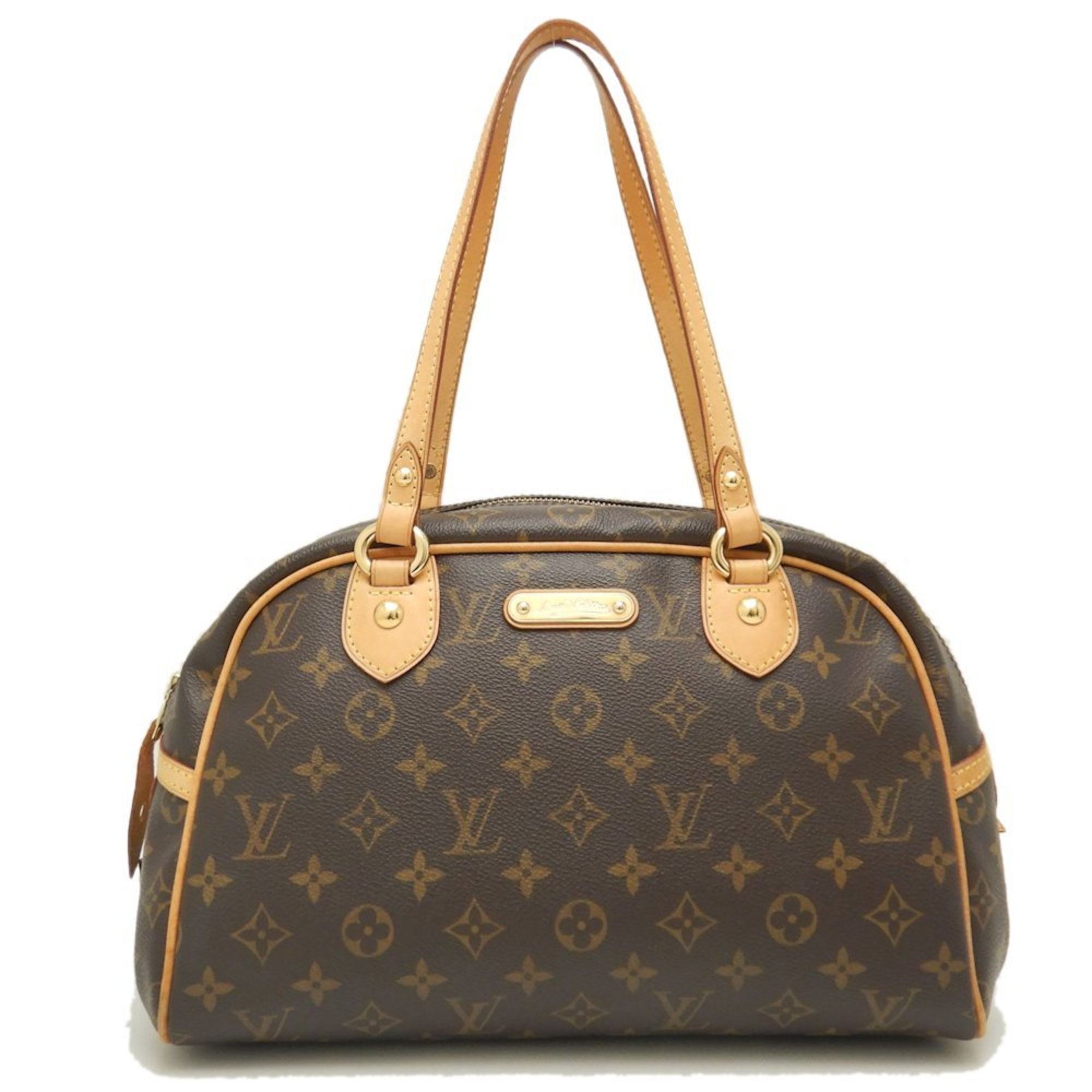 LOUIS VUITTON Louis Vuitton Monogram Montorgueil PM M95565 Shoulder Bag Brown 251730