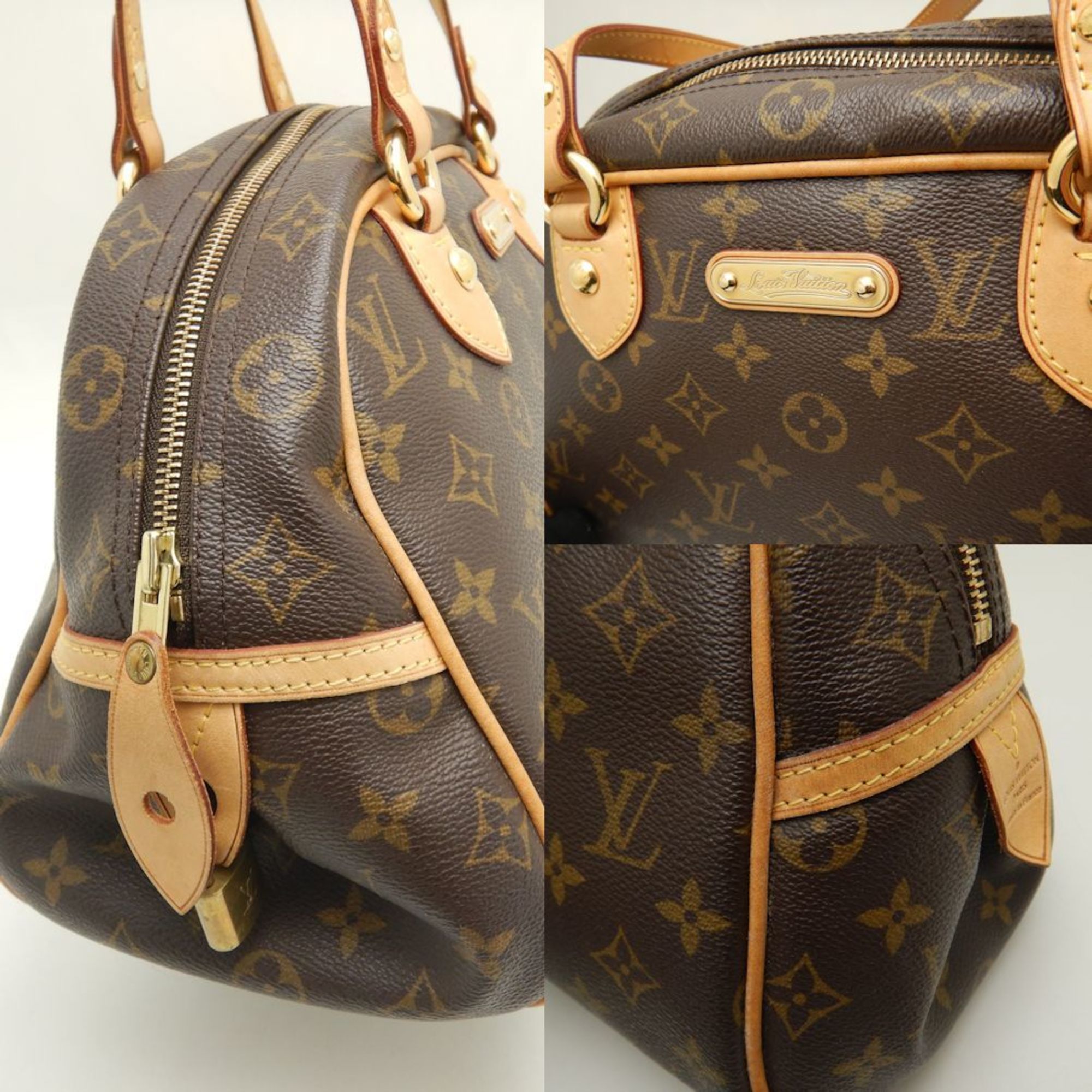 LOUIS VUITTON Louis Vuitton Monogram Montorgueil PM M95565 Shoulder Bag Brown 251730