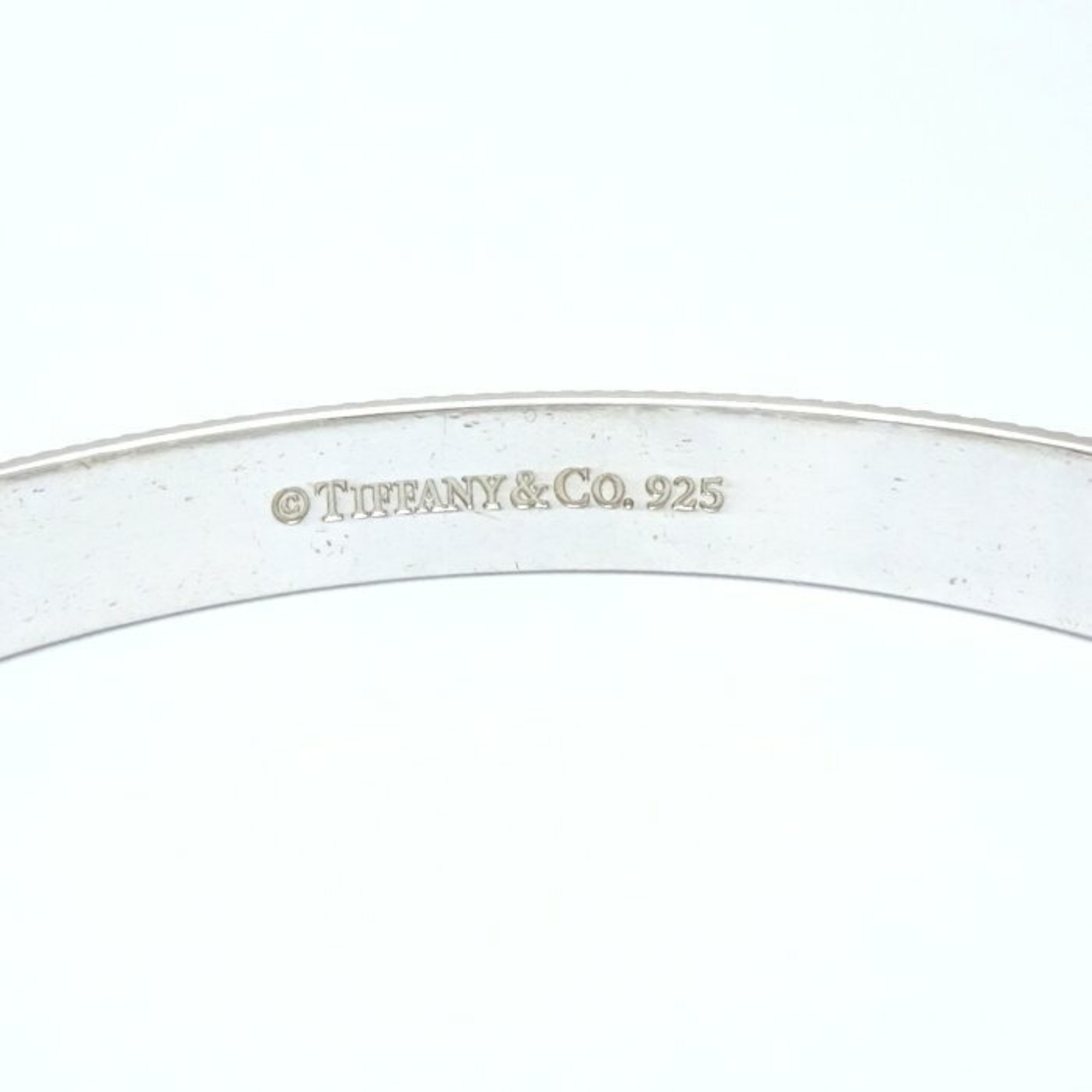 TIFFANY&Co. Tiffany Milgrain Bracelet Bangle Silver 925 291843