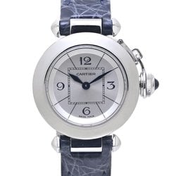 CARTIER Pasha Miss W3140025 Stainless Steel x Leather Ladies 130140 Watch