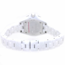 CHANEL J12 8P Diamond H2570 White Ceramic x Stainless Steel Ladies 39444 Watch