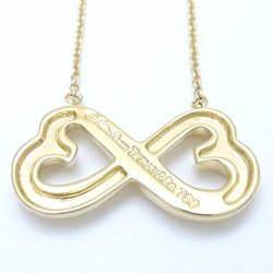 TIFFANY&Co. Tiffany Double Loving Heart Necklace Paloma Picasso K18YG Yellow Gold 291814