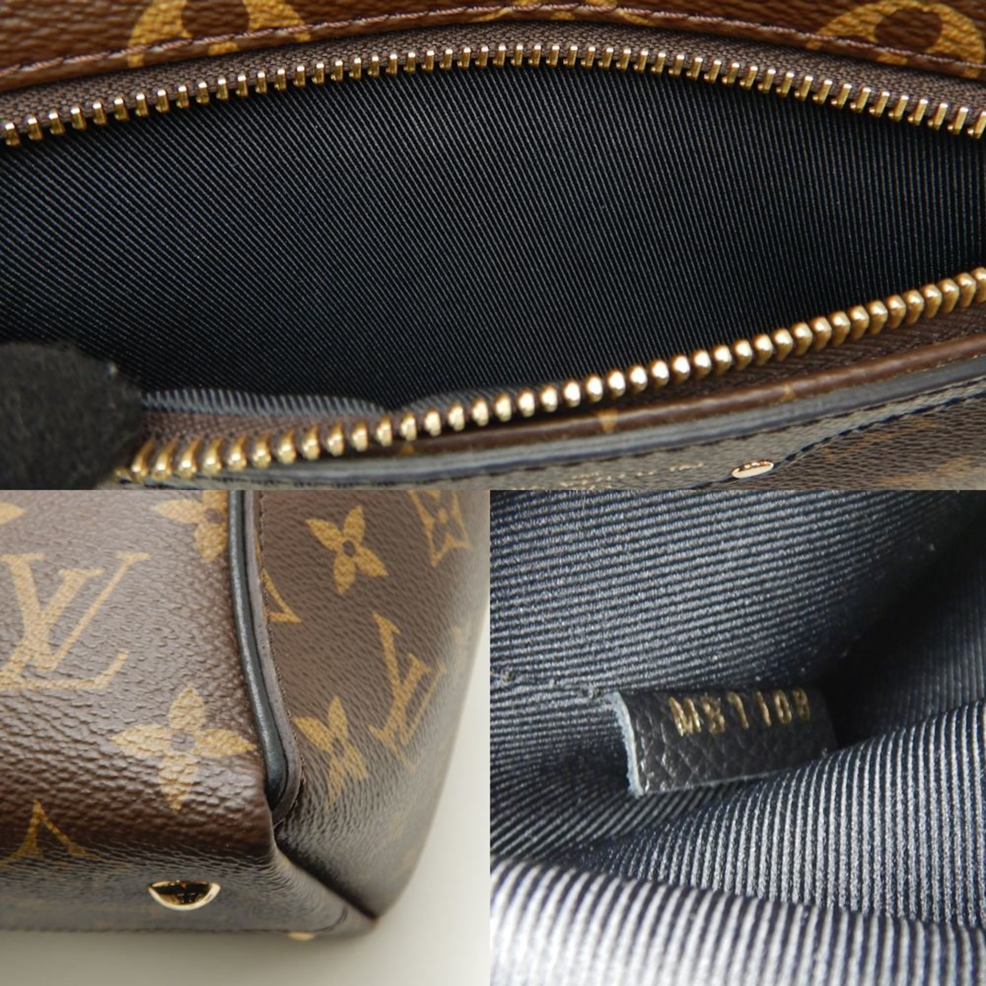LOUIS VUITTON Louis Vuitton Monogram Tournelle PM M44057 Handbag Noir 251731