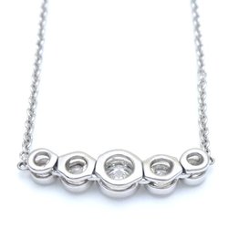 TIFFANY&Co. Tiffany Jazz Necklace 5P Diamond Pt950 Platinum 291827