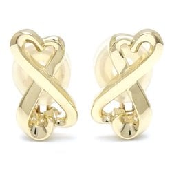 TIFFANY&Co. Tiffany Double Loving Heart Earrings Paloma Picasso K18YG Yellow Gold 291797