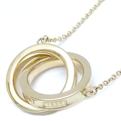 TIFFANY&Co. Tiffany 1837 Interlocking Circle Necklace K18YG Yellow Gold 291812