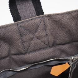 Hermes Tote Bag Foult PM Canvas Grey Women's
