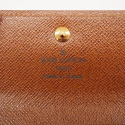 Louis Vuitton Wallet/Coin Case Monogram Porto Monnaie Plat M61930 Brown Men's Women's