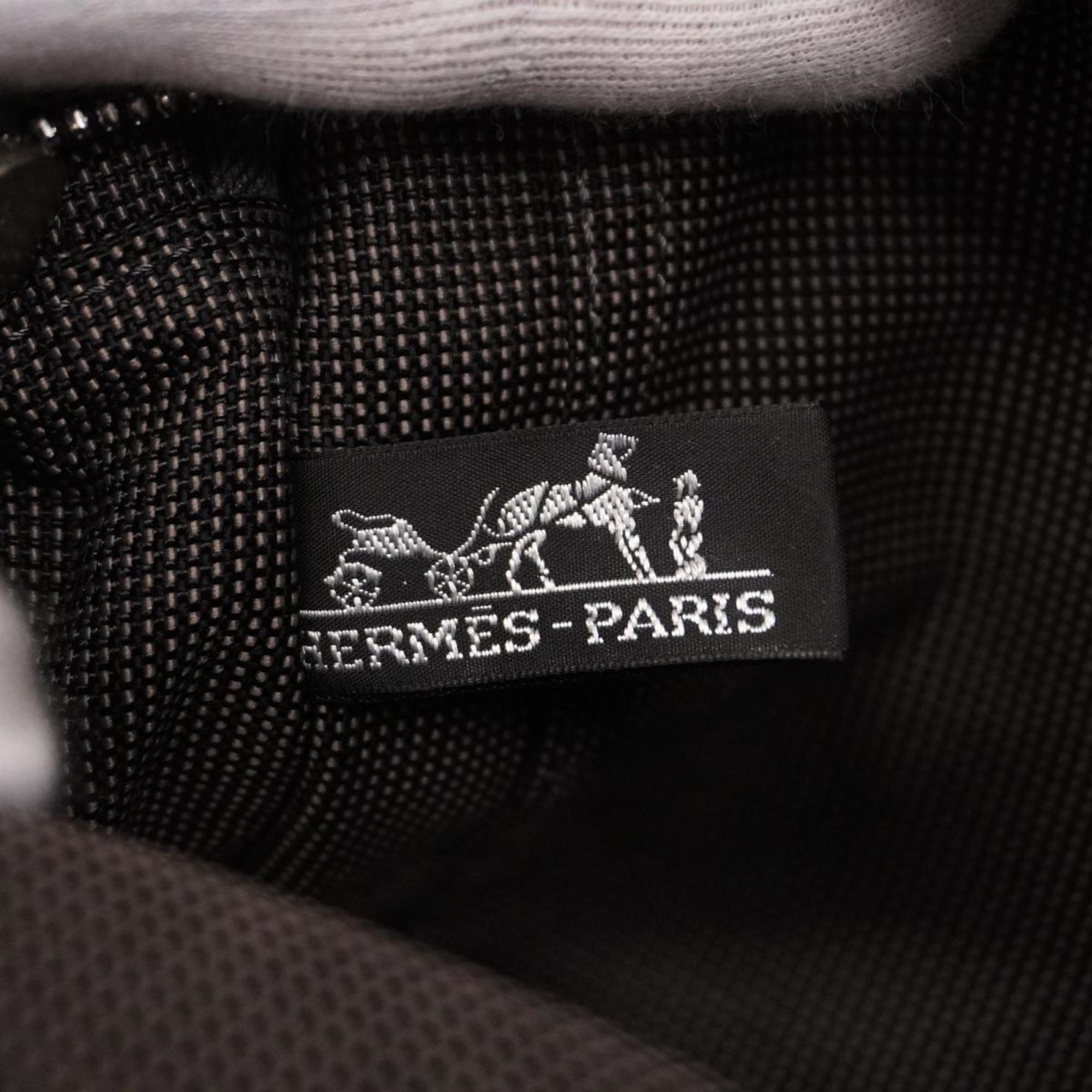 Hermes handbag Air Line PM canvas grey ladies