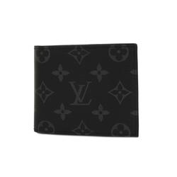 Louis Vuitton Wallet Monogram Eclipse Portefeuille Marco NM M62545 Black Men's