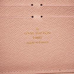 Louis Vuitton Long Wallet Monogram Portefeuille Clemence M61298 Rose Ballerine Ladies