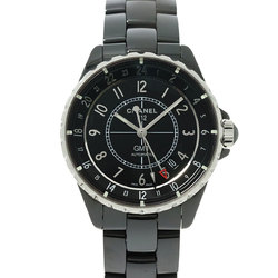 Chanel CHANEL J12 H3102 GMT 38mm Men's Watch Date Black Ceramic Automatic Self-Winding