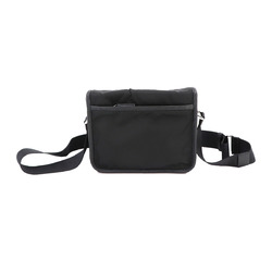 PRADA Shoulder Bag Nylon Saffiano Leather Nero Black 2VD034 Silver Hardware