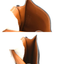 CELINE Triomphe Phone Pouch Shoulder Bag Leather Tan Brown 10G332