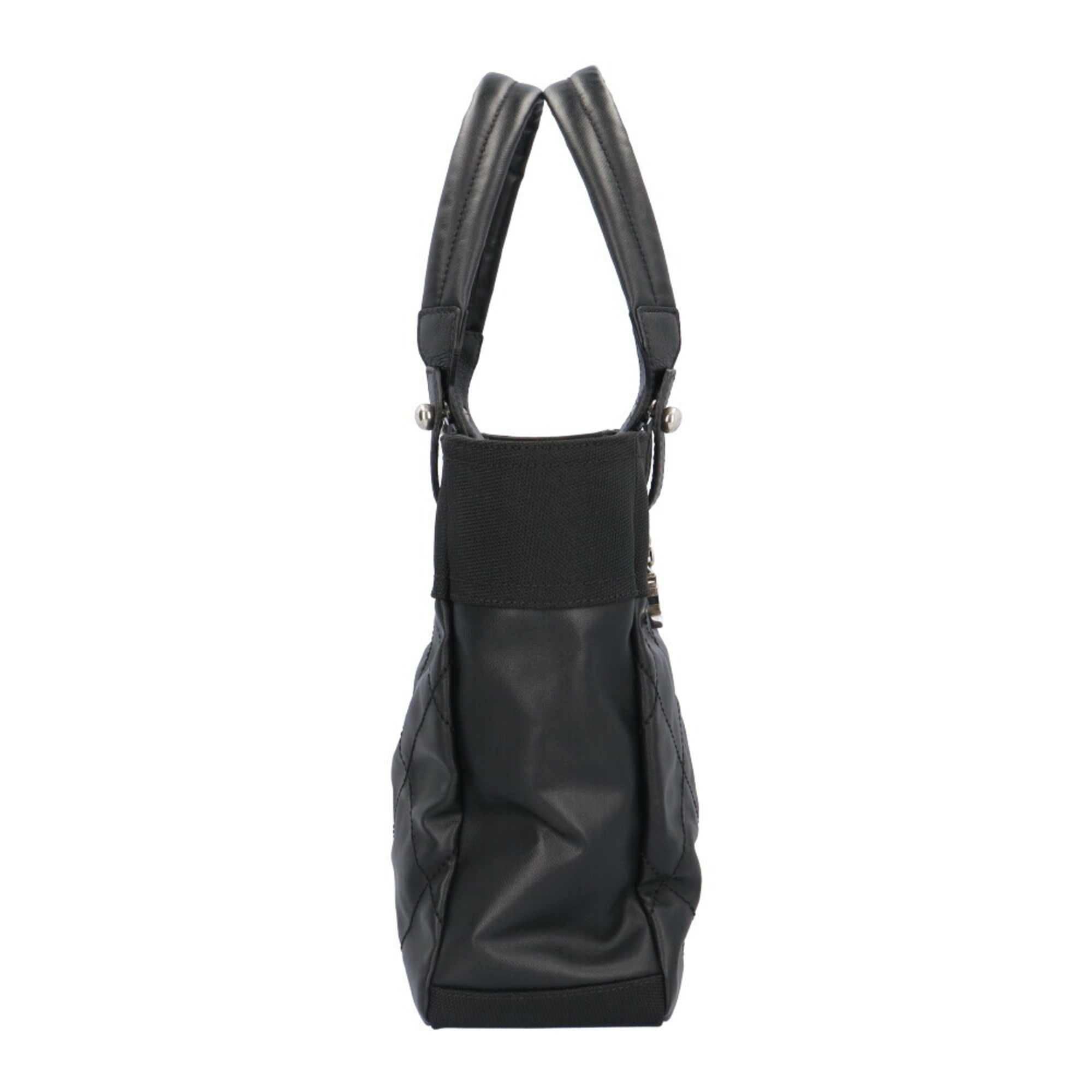 CHANEL Paris Biarritz PM Handbag Chanel PVC A34208 Black Women's
